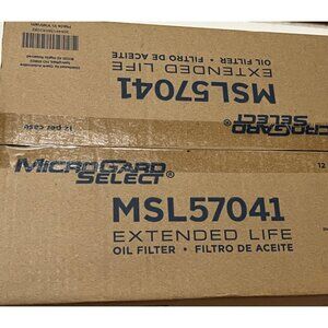 1 case of 12 Microgard Select MSL57041 Extended Life Oil Filter New in box